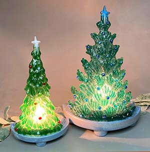 Christmas Tree created with Small Conical Drape Mold