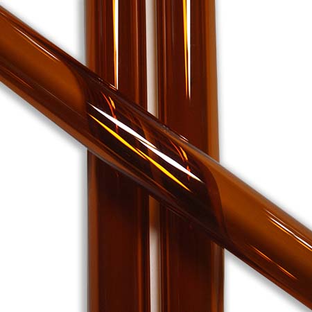 Amber 38 mm Heavy Wall Tube 33 coe link