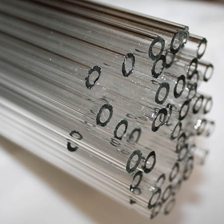 Clear 12 x 2.0 mm Heavy Wall Tube 33 coe (~44 pound case) link