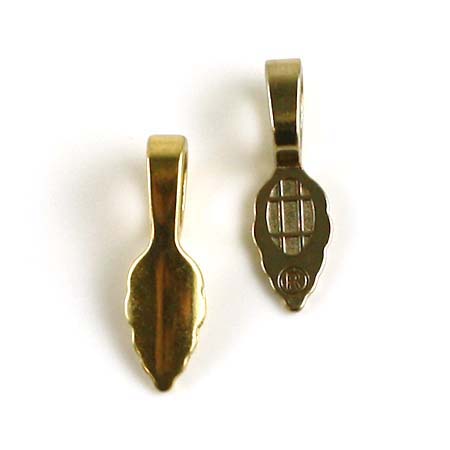 Gold-Plated Medium Jewelry Bails (Package of 25) link