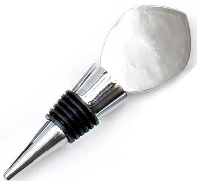 Premium Stainless Steel Wine Bottle Stopper - Flat design link