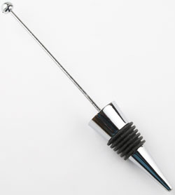 Wine Stopper - Long (Bead) --3/32 mandrel, 3-7/8 long link