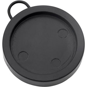 Black Recessed Round Zipper Pull (2 per pack) link
