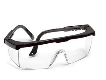 Safety Glasses Black Frame photo