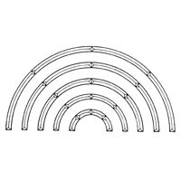Arc Pencil Bevel 4-pack; 14 in. Outer Diameter, 12 in. Inner Diameter link