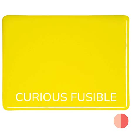 Canary Yellow Thin Curious 90 COE Fusible photo