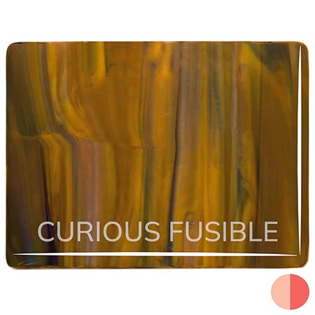 Woodland Brown/Ivory/Black Curious 90 COE Fusible link