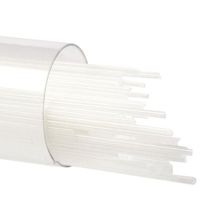 0.5mm Opaque White 17-1/2 in. Stringer 90 COE (5 oz. tube) link