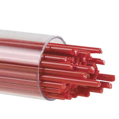 2 mm Tomato Red Opal 17-1/2 in. Stringer 90 COE (6.5 oz. tube) link