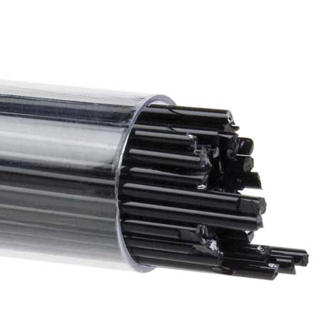 2mm Black 17-1/2 in. Stringer 90 COE (6.5 oz. tube) link