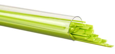 Spring Green Opal Ribbon 90 COE Tube link