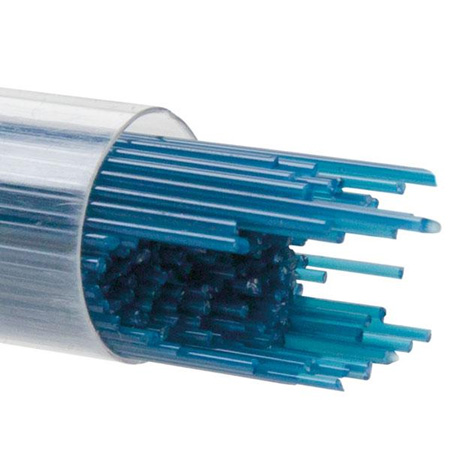 Steel Blue Opalescent 17 in. Stringer 90 COE (6.5 oz. tube) link