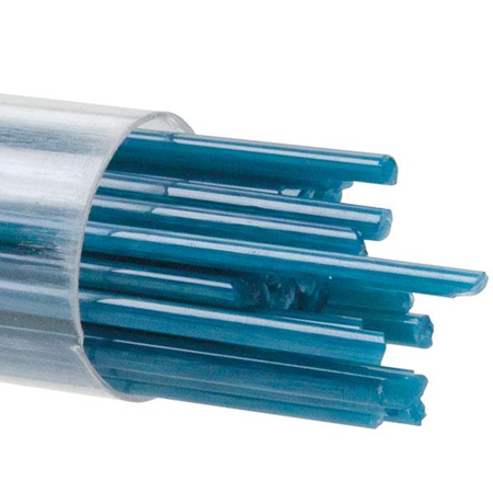 2 mm Steel Blue Opalescent 17-1/2 in. Stringer 90 COE (6.5 oz. tube) link
