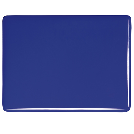 Deep Cobalt Blue Opal Double Roll Fusible 90 COE link