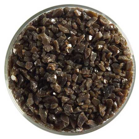 5 lb Jar Woodland Brown Coarse Frit 90 COE link