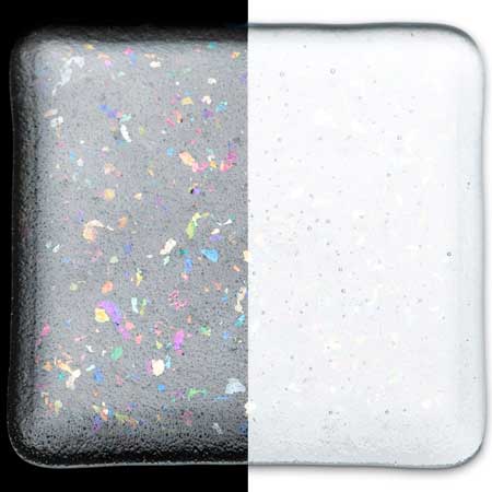 Clear Rainbow Iridized Medium Frit 90 COE (1 Pound Jar) link