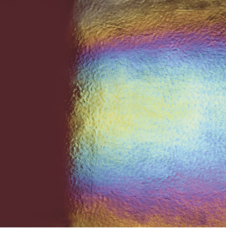 Dark Rose Brown Thin Roll Iridized Fusible 90 COE link