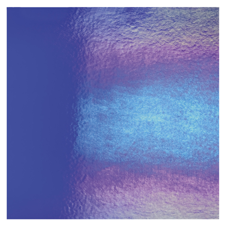 Deep Royal Blue Double Roll Rainbow Iridized Fusible 90 COE link