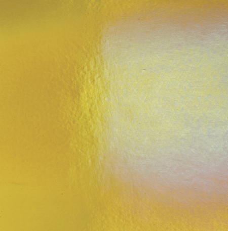 Medium Amber Double Roll Rainbow Iridized Fusible 90 COE link