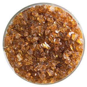 Medium Amber Coarse Frit 90 COE (1 Pound Jar) link