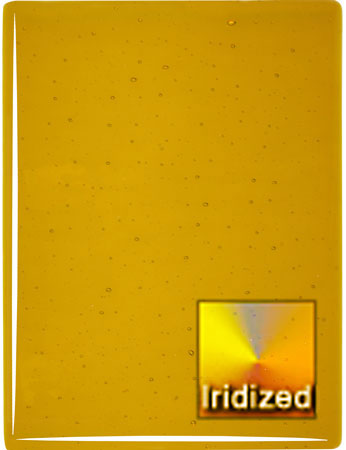 Dark Amber Rainbow Iridized Transparent Thin Rolled Fusible 90 COE Dark Amber Rainbow Iridized Transparent Thin Rolled Fusible 90 COE photo