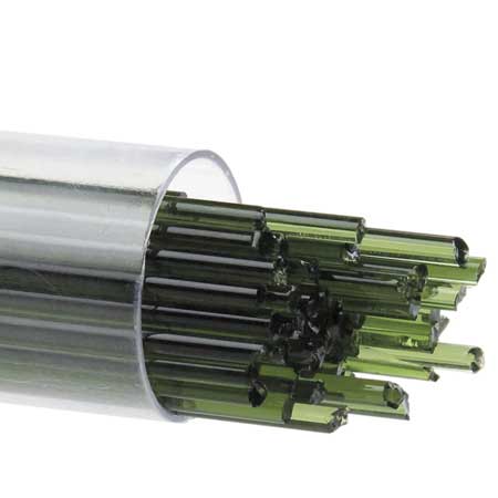 2mm Olive Green 17-1/2 in. Stringer 90 COE (6.5 oz. tube) link