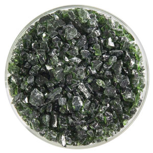 Olive Green Coarse Frit 90 COE (1 Pound Jar) link