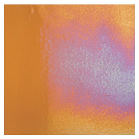 Light Coral Striker Thin Roll Iridized Fusible 90 COE Light Coral Striker Thin Roll Iridized Fusible 90 COE photo