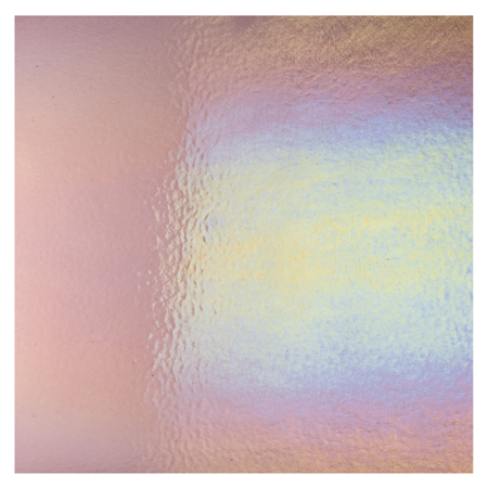 Light Plum Double Roll Rainbow Iridized Fusible 90 COE link