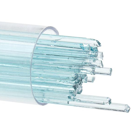 2 mm Aqua Blue Tint 17-1/2 in. Stringer 90 COE (6.5 oz. tube) link