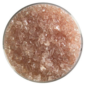 Rhubarb Pink/ Green Shift Tint Coarse Frit 90 COE (1 Pound Jar) link