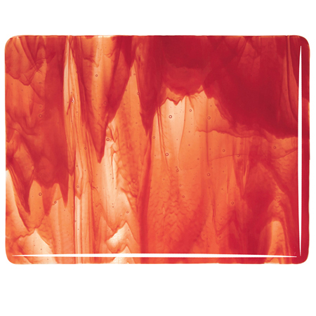 Clear/ Red Opal Streaky Fusible 90 COE Clear/ Red Opal Streaky Fusible 90 COE photo