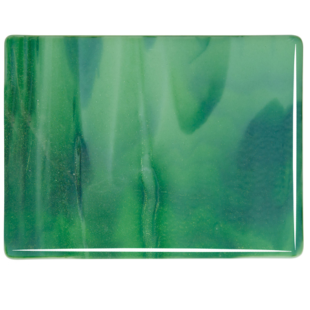 Mint Opal/ Deep Forest Green Streaky Fusible 90 COE photo
