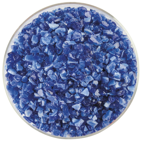 5 Pound Jar Caribbean Blue/White Opal Streaky Coarse Frit 90 COE link