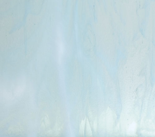 Aqua Blue Tint and White Double Roll Fusible 90 COE link