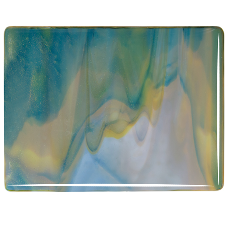 White Opal/ Aventurine Green/ Caramel Opal Fusible 90 COE photo