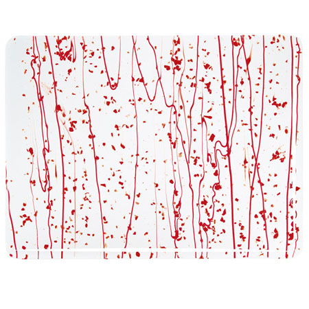 Red Frit W/Red Streamers Fusible 90 COE Red Frit W/Red Streamers Fusible 90 COE photo