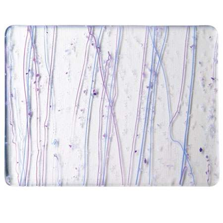 Neo Lavender/ Purple Frit & Cobalt/ Purple Streamers Fusible 90 COE Neo Lavender/ Purple Frit & Cobalt/ Purple Streamers Fusible 90 COE photo