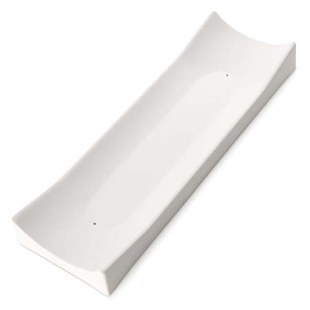 Small Channel Plate Ceramic Slumper Mold - 12.6 x 4.1 in. link