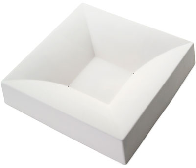 Square Bowl Single Curve Ceramic Slumper Mold - 12 in. link