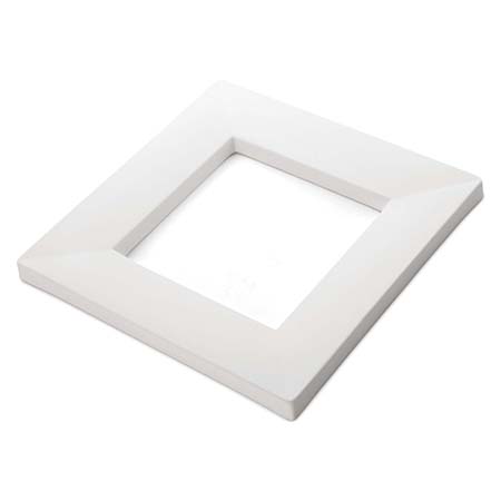 Square Drop Out Ring Ceramic Slumper Mold - 9.5 x 9.5 x 0.7 in. Inside: 5.4 x 5.4 in. link
