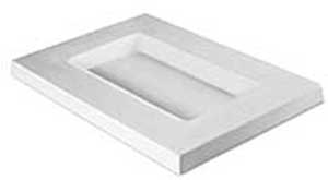 Soft Edge Platter Ceramic Slumper Mold - 14 x 9.4 in. link