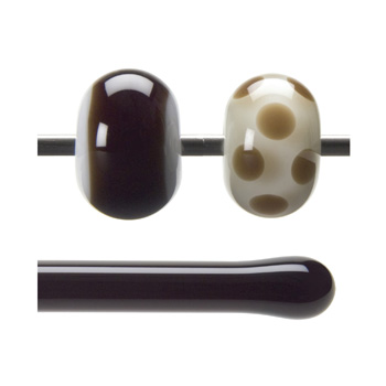 Dark Rose Brown 90 COE Each 17 in. Rod link