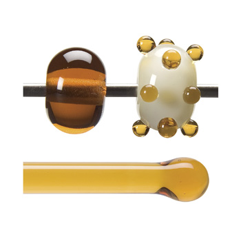 Medium Amber 90 COE Rod (sold per pound; 1/4 pound minimum) link