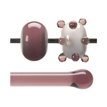 Light Plum 90 COE Rod (sold per pound; 1/4 pound minimum) link