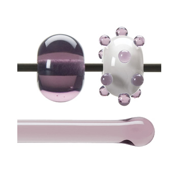 Pale Amethyst 90 COE Each 17 in. Rod link
