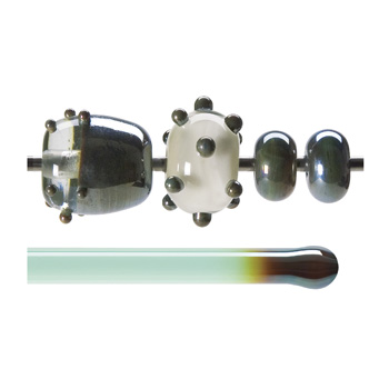 Copper Green Lustre 90 COE Each 17 in. Rod link