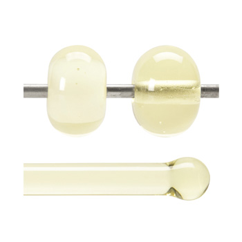 Pale Yellow Tint 90 COE Each 17 in. Rod link