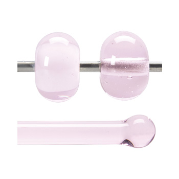 Erbium Pink Tint 90 COE Each 17 in. Rod link