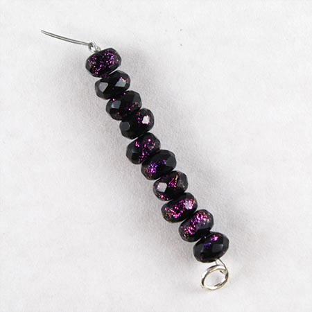 Faceted Jewelry Bead - 8mm/1mm (String of 10) link